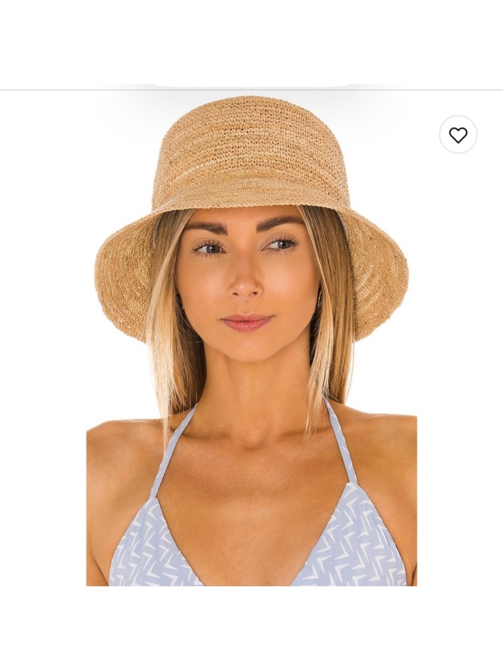 l*space Natural Straw Bucket Hat